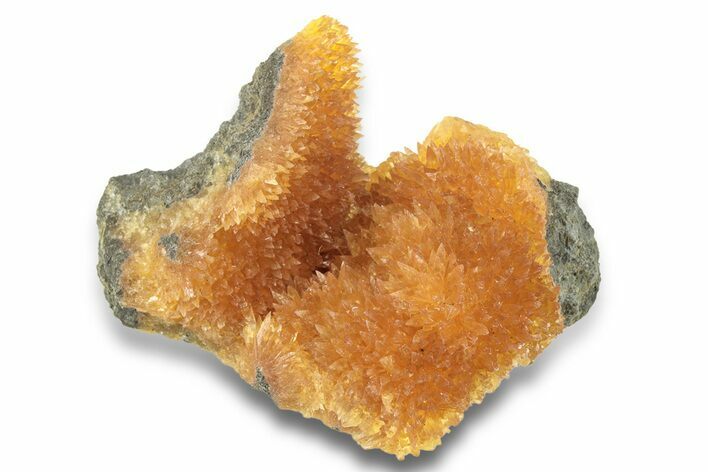 Intense Orange Calcite Crystal Cluster - Poland #249971